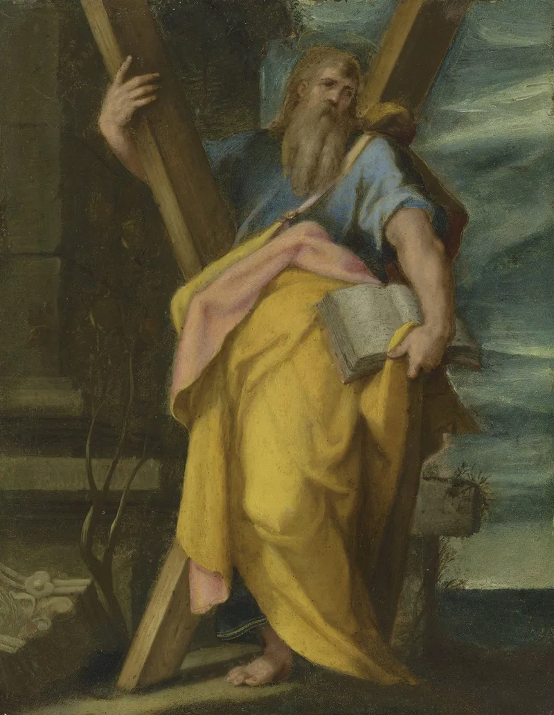 Saint Andrew by Bartholomeus Spranger, 1575
