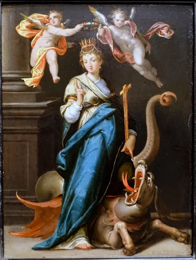 Saint Margaret by Bartholomeus Spranger