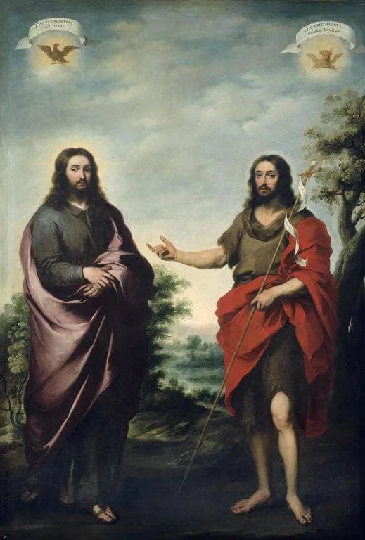 Saint John the Baptist Pointing to Christ by Bartolome Esteban Murillo, 1655
