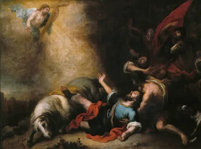The Conversion of Saint Paul by Bartolome Esteban Murillo