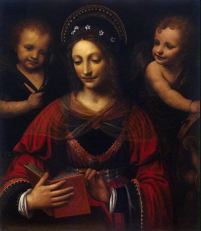 Saint Catherine by Bernardino Luini, 1527
