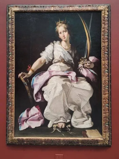 Saint Catherine of Alexandria by Bernardo Strozzi