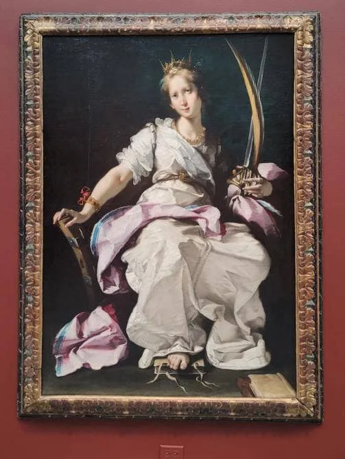 Saint Catherine of Alexandria by Bernardo Strozzi