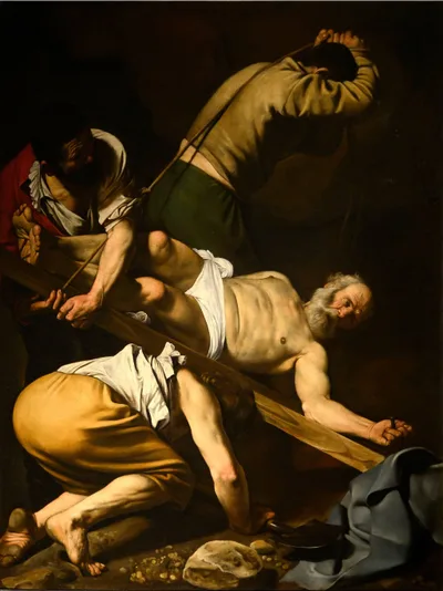 Crucifixion of Saint Peter by Caravaggio