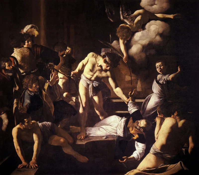 The Martyrdom of Saint Matthew by Caravaggio, 1599
