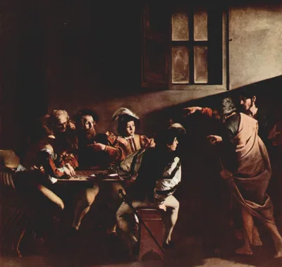 Calling of Saint Matthew by Caravaggio