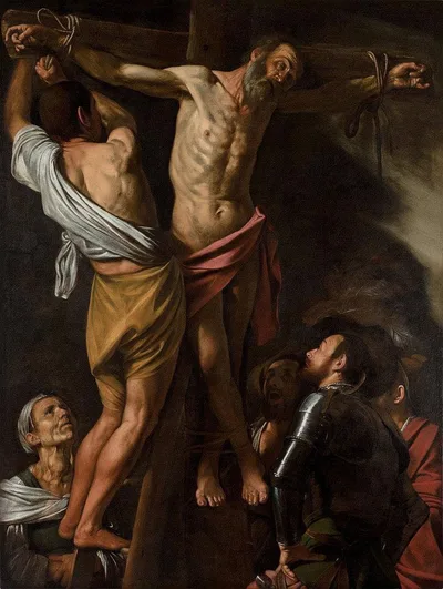 Crucifixion of Saint Andrew by Caravaggio