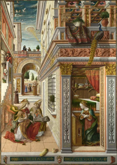 Annunciation with Saint Emidius by Carlo Crivelli