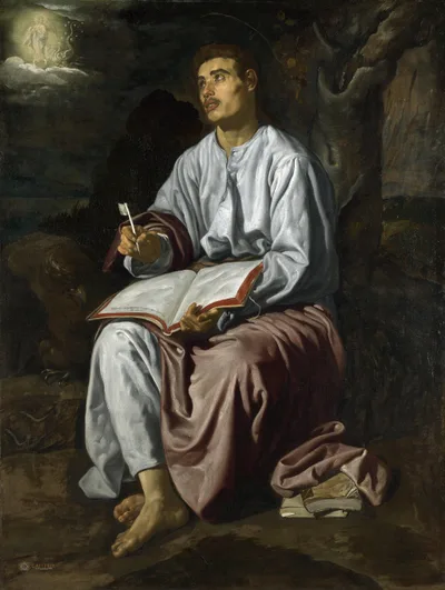 Saint John at Patmos by Diego Velazquez