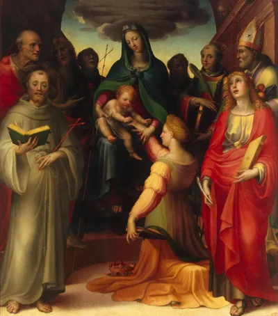 The Mystical Marriage of Saint Catherine by Domenico Beccafumi