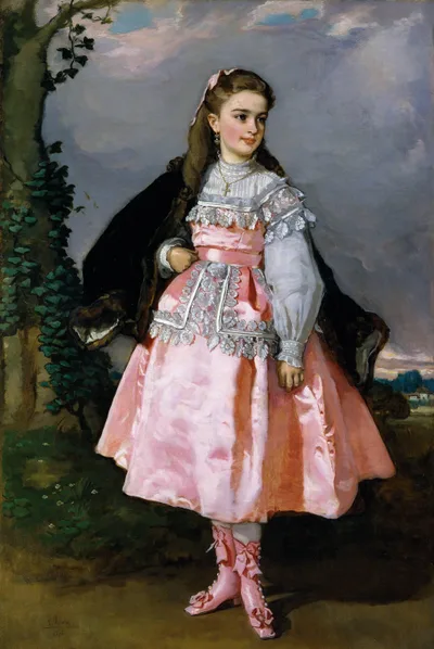 Concepción Serrano, later Countess of Santovenia by Eduardo Rosales
