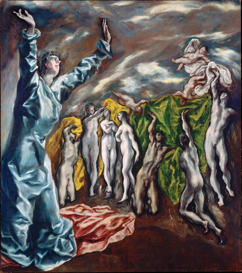 Opening of the fifth seal (The vision of Saint John the Divine) by El Greco, 1610
