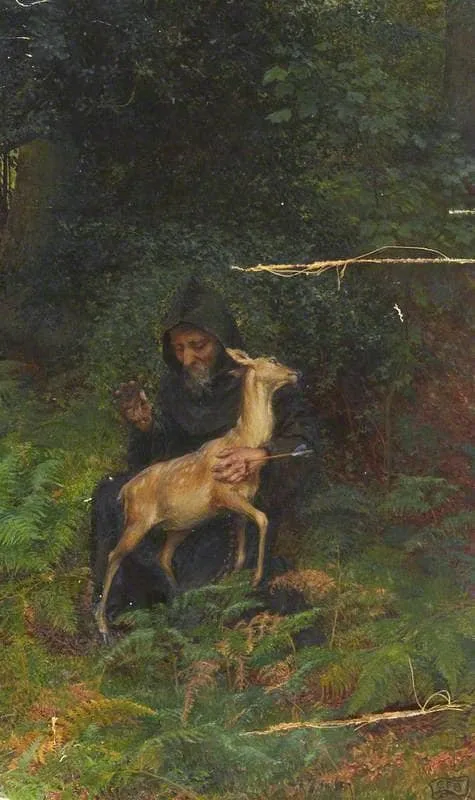 The Legend of Saint Giles by Eleanor Fortescue-Brickdale, 1910