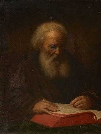 Saint Jerome by Émile Auguste Hublin, 1861