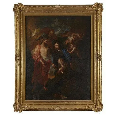 Saint Dorothy being presented to the Trinity by the Virgin Mary by Erasmus Quellinus the Younger