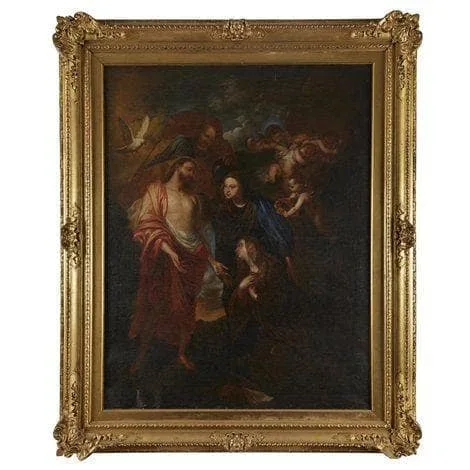 Saint Dorothy being presented to the Trinity by the Virgin Mary by Erasmus Quellinus the Younger