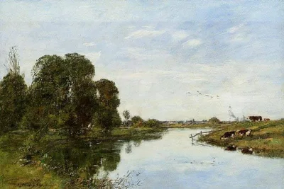 The Toques at Saint-Arnoult by Eugene Boudin