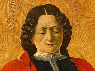 Saint Florian (detail) by Francesco del Cossa