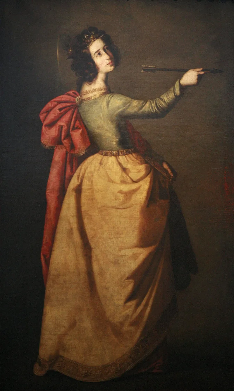 Saint Ursula by Francisco de Zurbaran, 1650