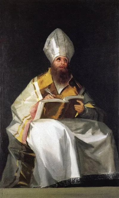 Saint Ambrose by Francisco Goya