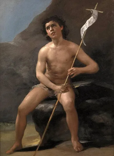 Saint John the Baptist as a Child in the Desert by Francisco Goya