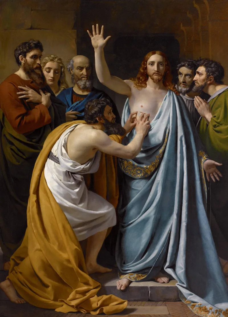 The Incredulity of Saint Thomas by François-Joseph Navez, 1823