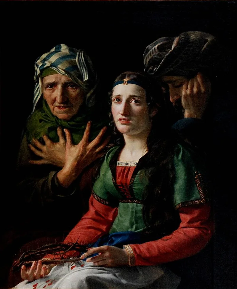 Saint Veronica of Binasco by François-Joseph Navez, 1816