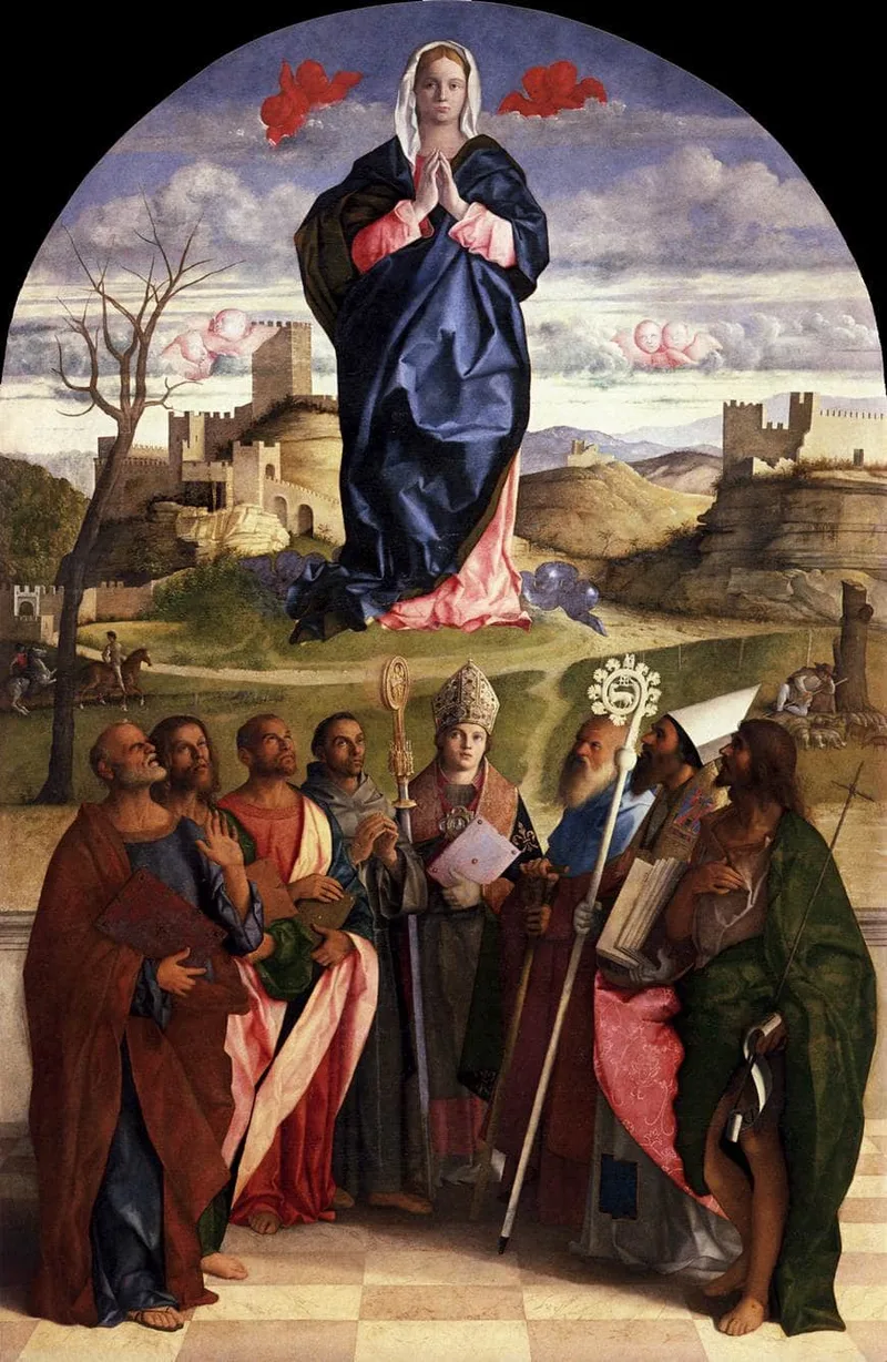 Virgin in Glory with Saints by Giovanni Bellini