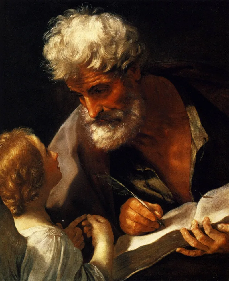 Saint Matthew by Guido Reni, 1621