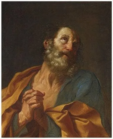 The Penitent Saint Peter by Guido Reni, 1700