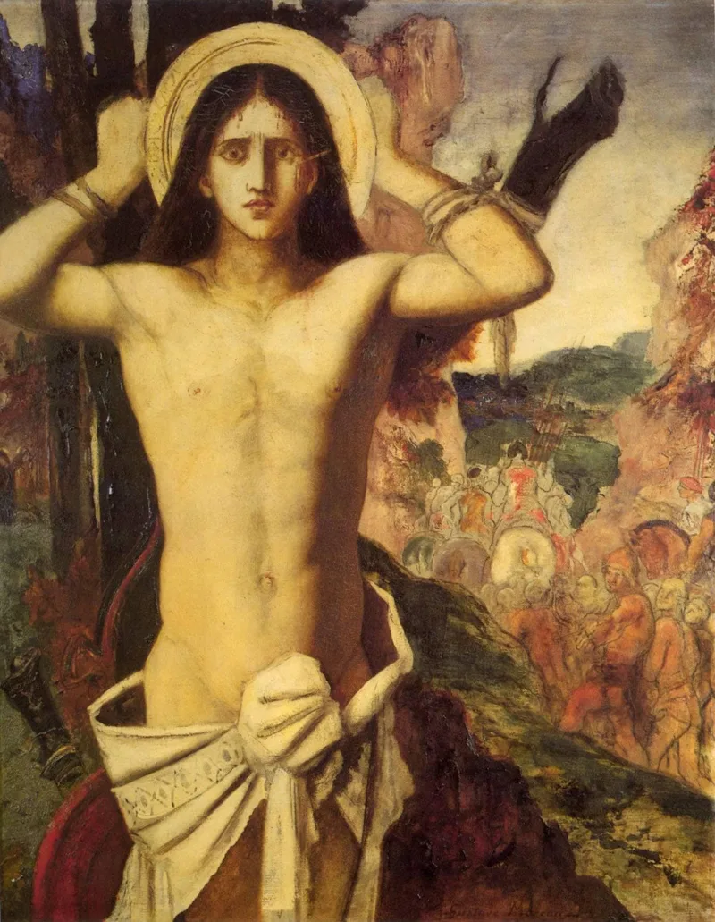 Saint Sebastian by Gustave Moreau, 1875