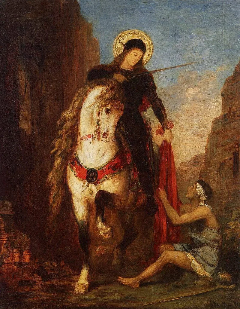 Saint Martin by Gustave Moreau, 1882