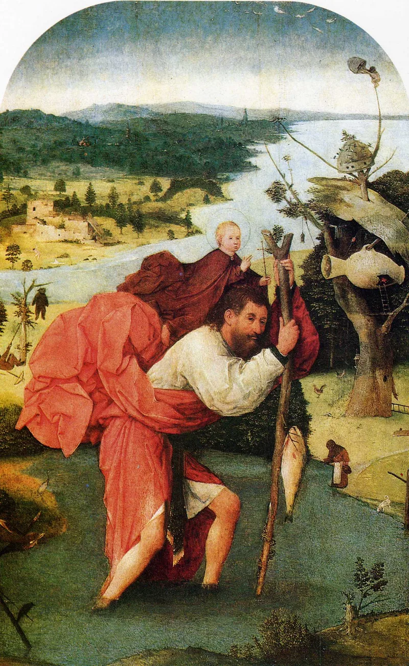 Saint Christopher by Hieronymus Bosch, 1500