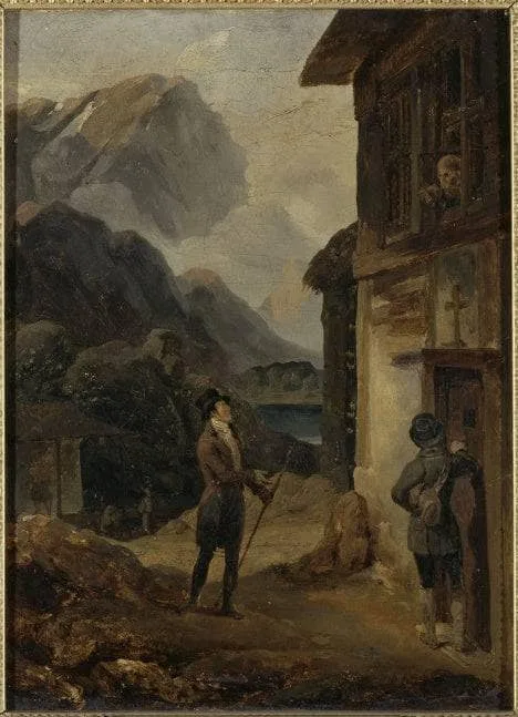 The Duke of Orléans Louis Philippe at the Saint-Gothard hospice by Horace Vernet, 1818