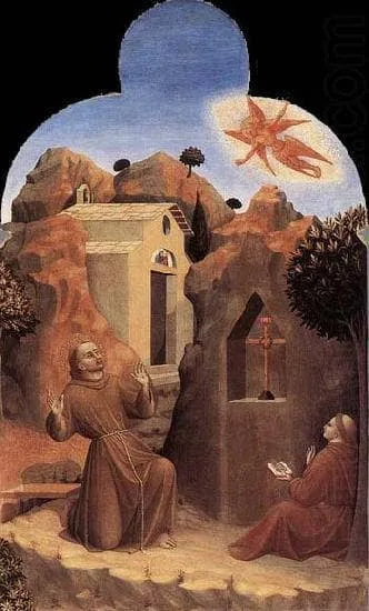 The Stigmatisation of Saint Francis by Il Sassetta (Stefano di Giovanni)