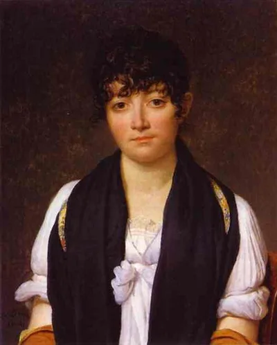 Portrait of Suzanne Le Pelletier de Saint Fargeau by Jacques-Louis David