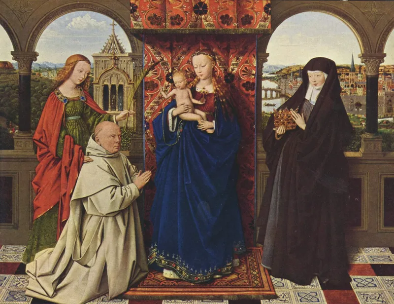 Virgin and Child with Saints and Donor by Jan van Eyck, 1442