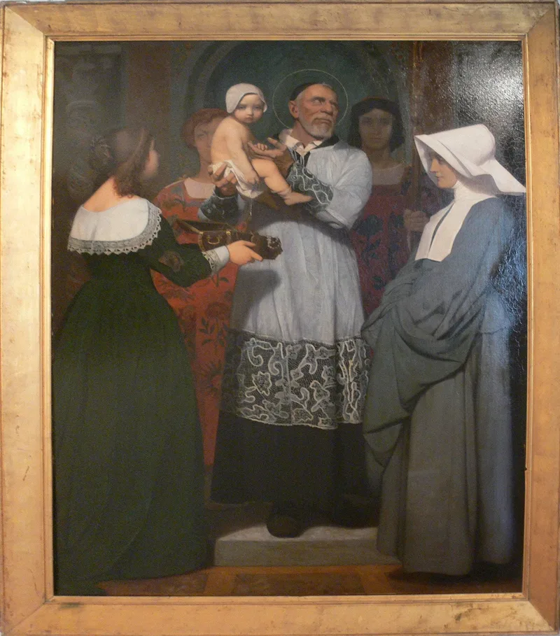 Saint Vincent of Paule by Jean-Leon Gerome, 1847