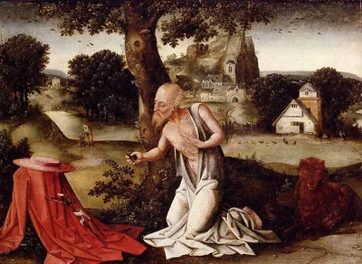Landscape With The Penitent Saint Jerome by Joachim Patinir