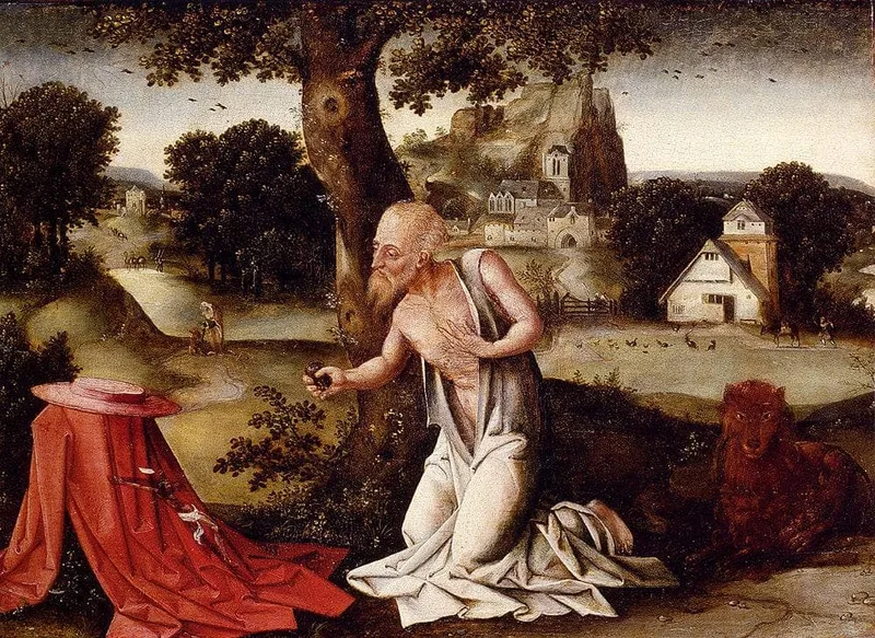 Landscape With The Penitent Saint Jerome by Joachim Patinir, 1520