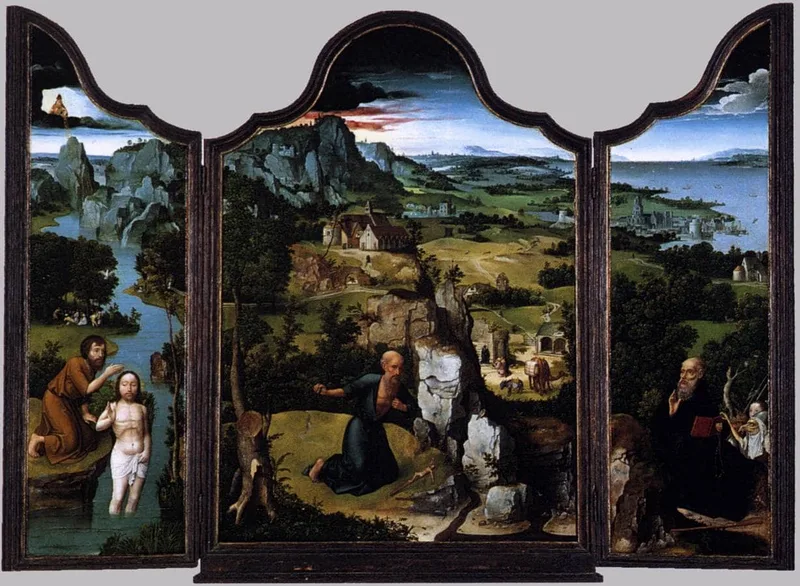 The Penitence of Saint Jerome by Joachim Patinir, 1518