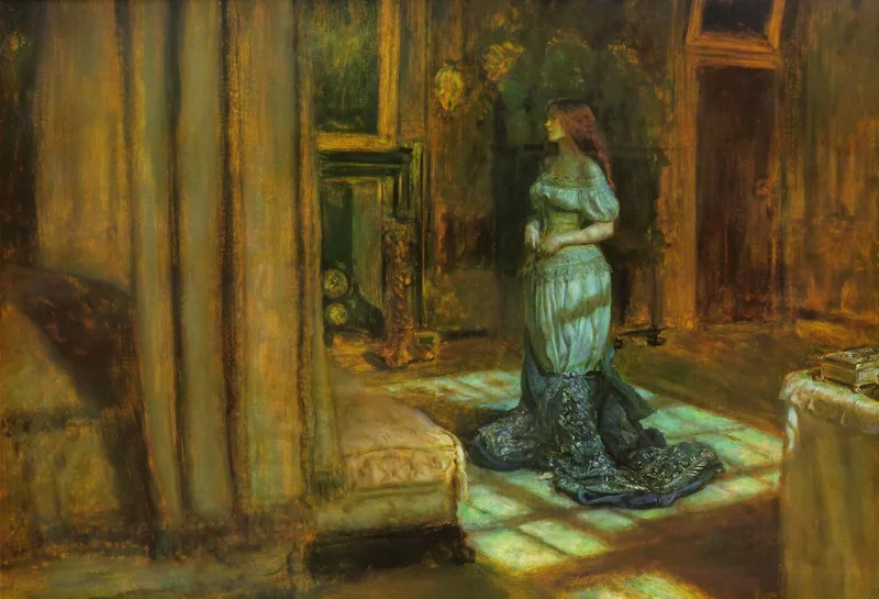 The Eve of Saint Agnes by John Everett Millais, 1863
