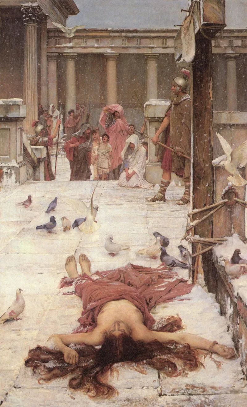 Saint Eulalia by John William Waterhouse, 1885