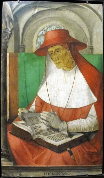 Saint Jerome by Justus van Gent