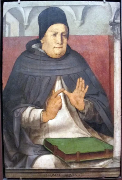 Saint Thomas Aquinas by Justus van Gent