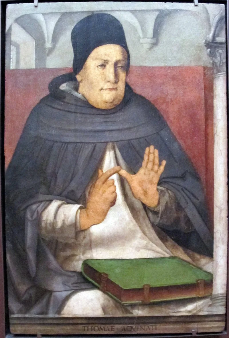 Saint Thomas Aquinas by Justus van Gent, 1476