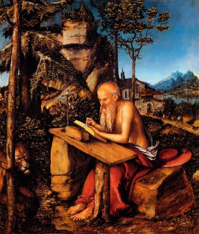 Saint Jerome by Lucas Cranach the Elder