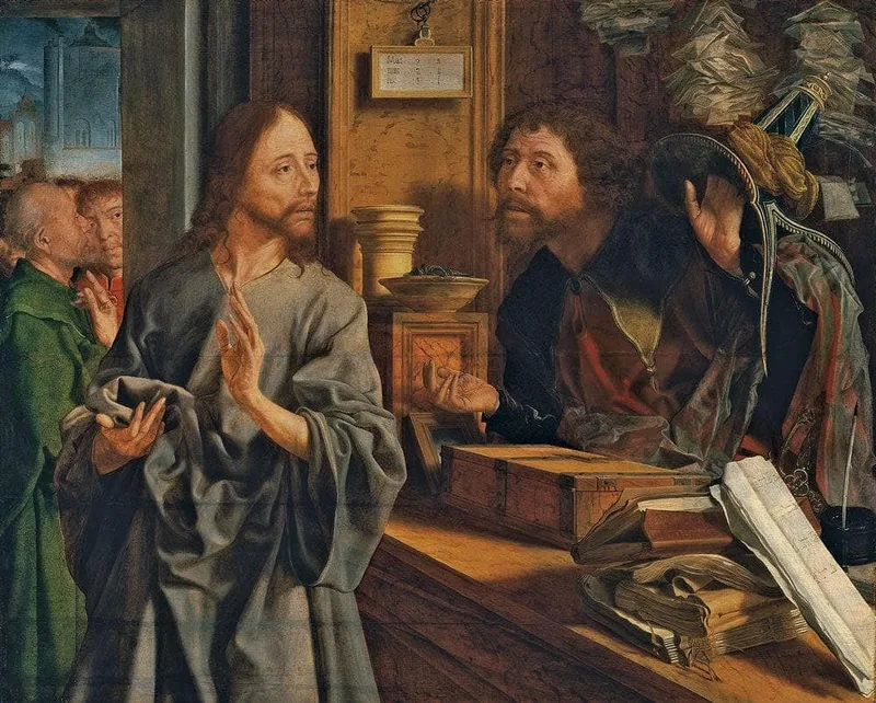 Vocation of Saint Matthew by Marinus van Reymerswaele