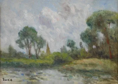 Les Environs De Saint-Ay by Maximilien Luce
