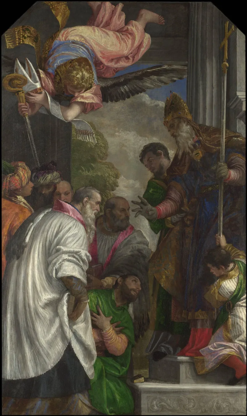 The Consecration of Saint Nicholas by Paolo Veronese, 1562